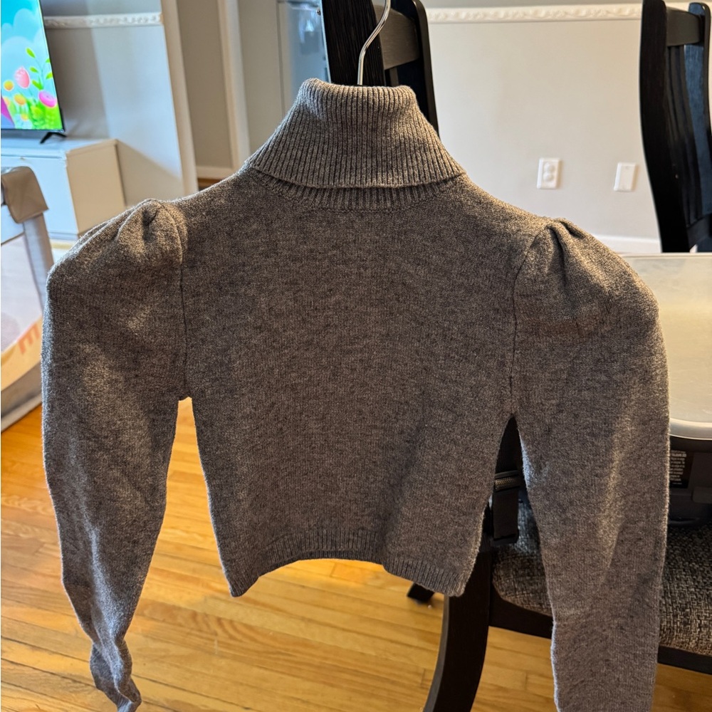 Forever 21 Charcoal Cowl Neck Sweater